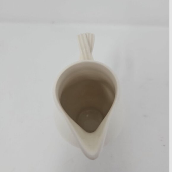 Hartley Greens & Co Leeds Pottery Creamware Creamer Jug Double Handle 6oz 4.25" - Picture 5 of 6